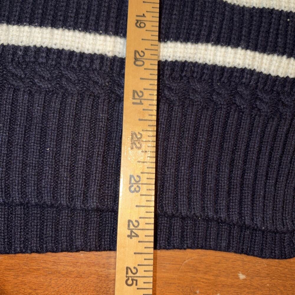 SEZANE ADRIAN SWEATER Le Maille Large Nautical Sailor Navy Stripe - Picture 5 of 6